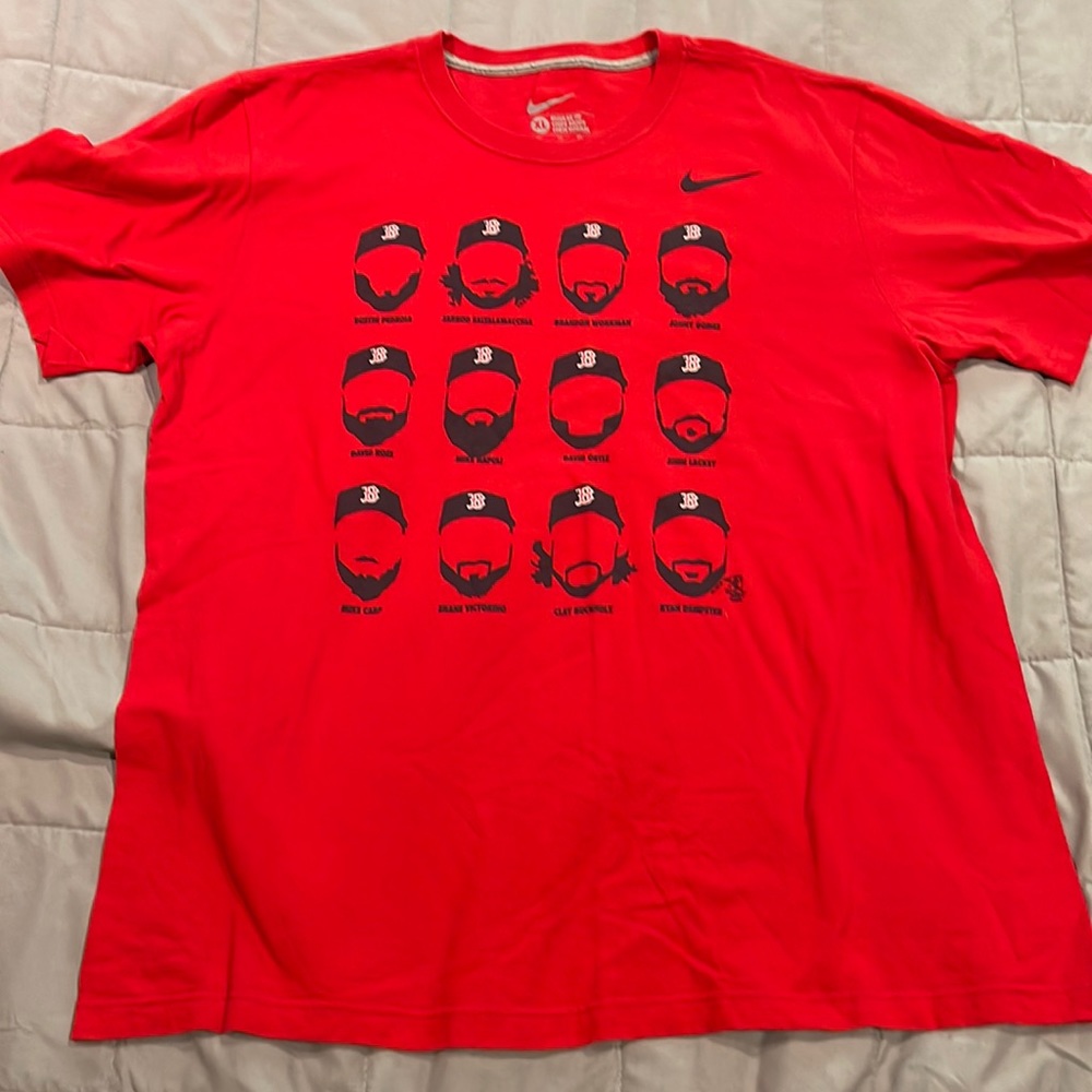 Nike Boston Redsox #getbeard shirt